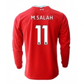 Jalkapallo Pelipaidat Liverpool M.Salah 11 Kotipaita 2020-2021 Pitkähihainen